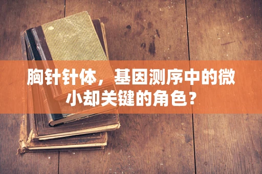 胸针针体，基因测序中的微小却关键的角色？