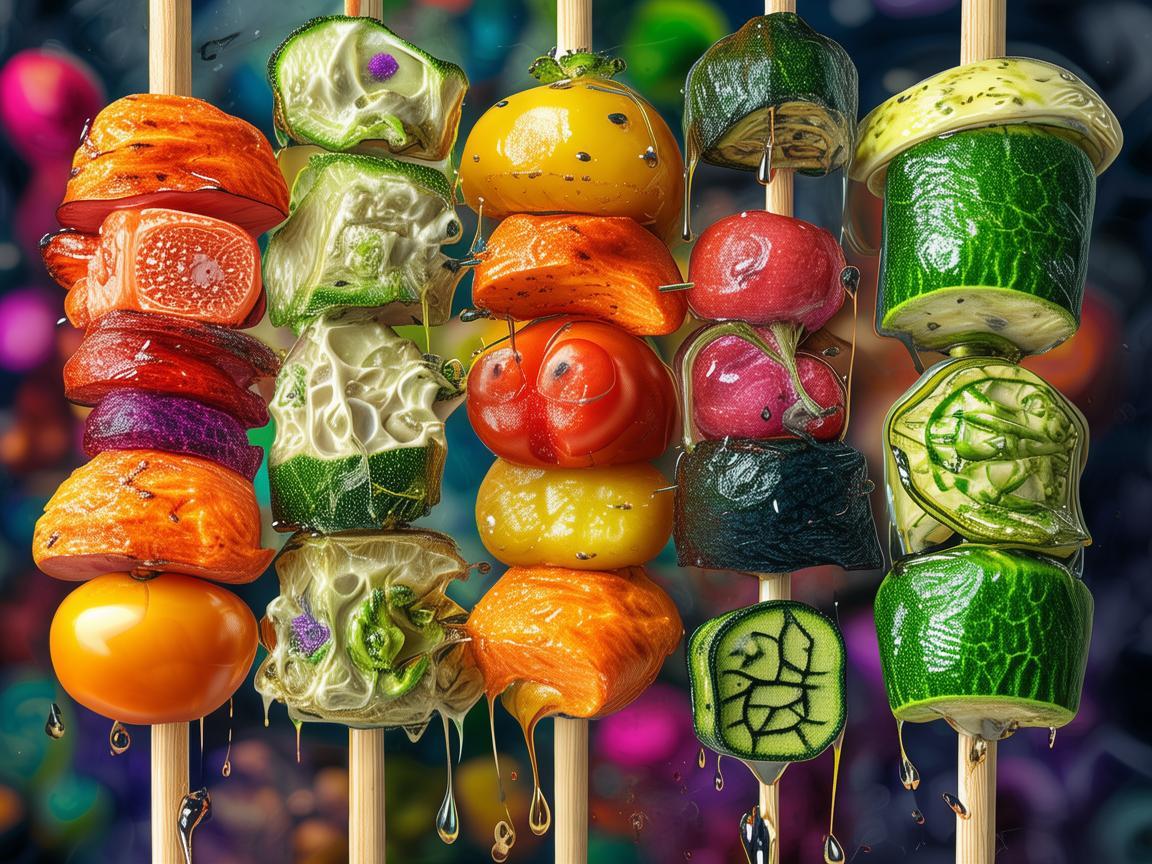 烤蔬菜串,基因视角下的营养与健康奥秘 烤蔬菜串,基因视角下的营养与健康奥秘