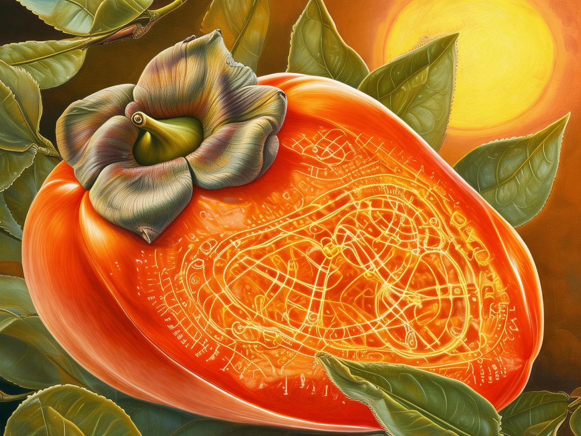 柿子中的基因密码,揭示其独特风味与健康益处的遗传基础 柿子中的基因密码,揭示其独特风味与健康益处的遗传基础